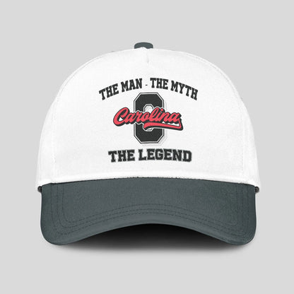 The Man The Myth The Legend Custom Initial Letter And Name Cap CAROLINA 13K1 C38PF
