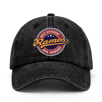 Built Different Born Legendary Logo Washed Cap RAMOS 13K1 C65PF