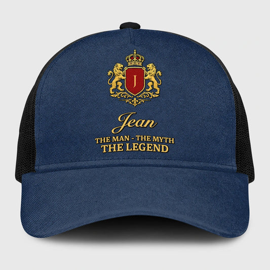 The Man The Myth The Legend Royal Blue Mesh Cap JEAN 13K1 C187PF