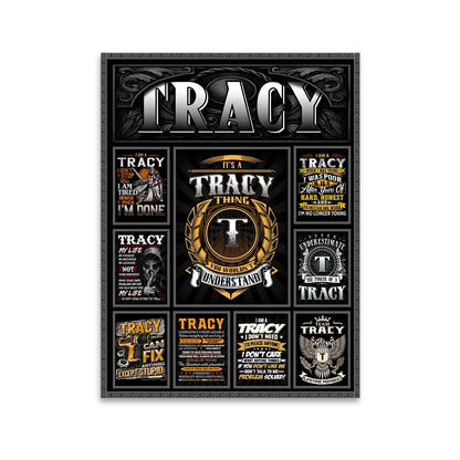 TRACY Personalized Sponge Floor Mat – Custom Printed Home Decor 13K1-AR2