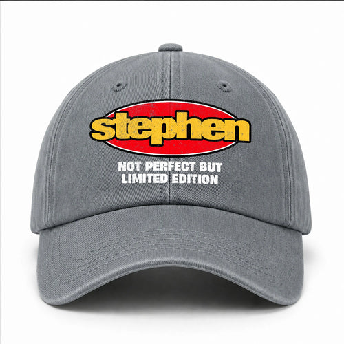 Your Name Not Perfect But Limited Edition Red Logo Washed Cap STEPHEN 13K1 C84PF