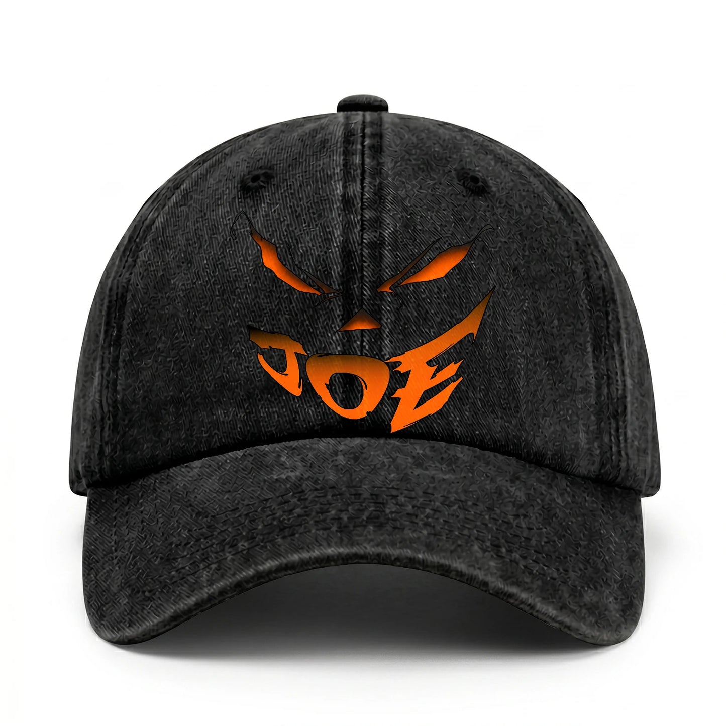 Stay Hungry Pumpkin Chasing Ghosts Funny Washed Cap JOE 13K1 C101PF