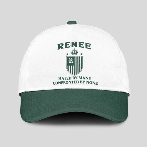 Hated By Many Confronted By None Luxury Logo Cap RENEE 13K1 C41PF