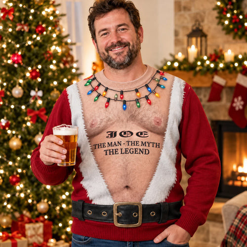 The Man The Myth The Legend Santa Ugly Sweater JOE 13K1 UG01