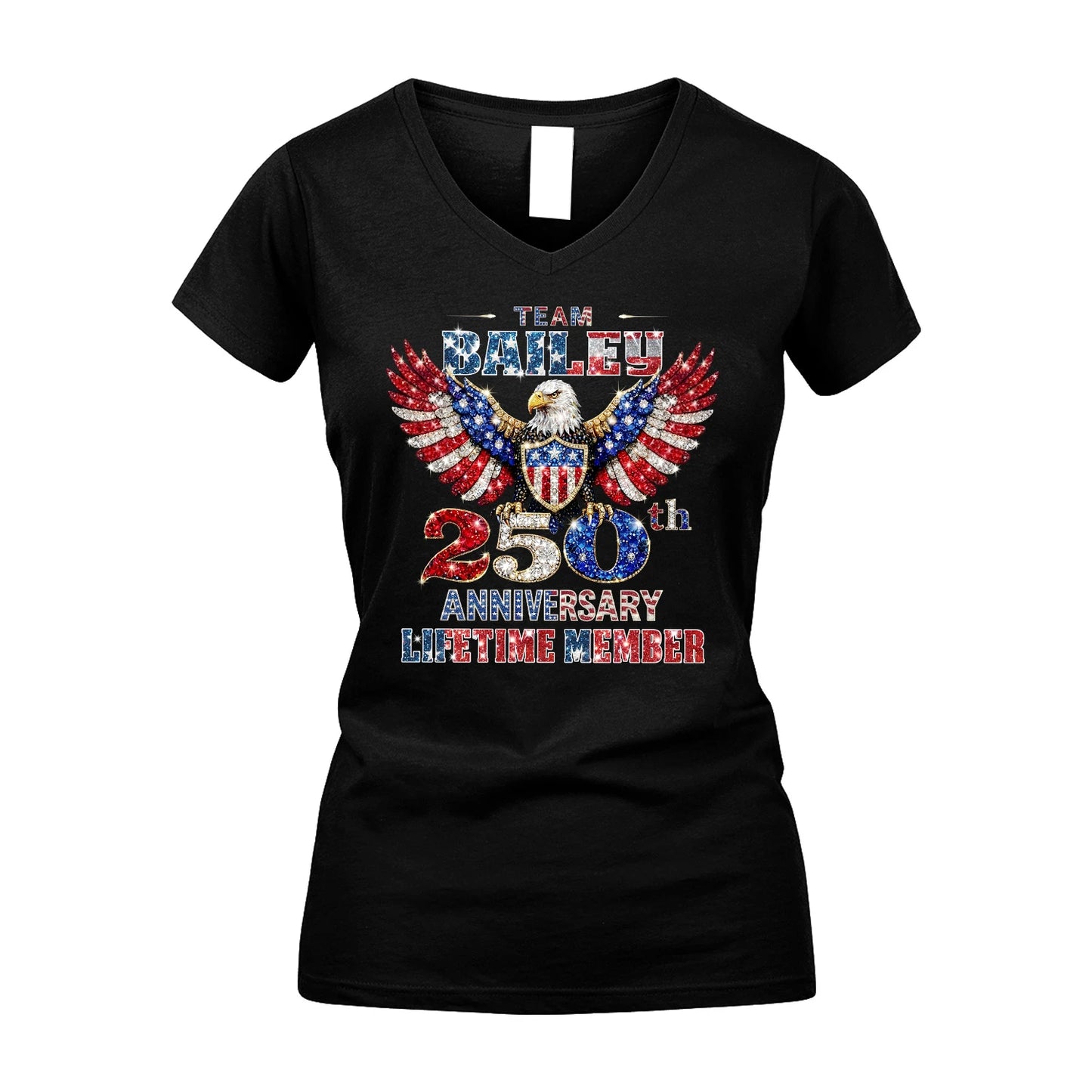 BAILEY 13K1-523 Personalized "Team...Lifetime Member" America 250 Design