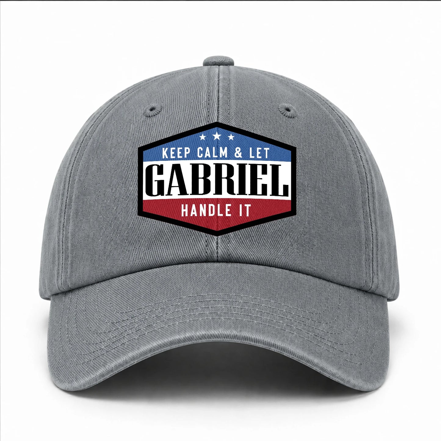 Keep Calm & Let Your Name Handle It Washed Cap GABRIEL 13K1 C87PF