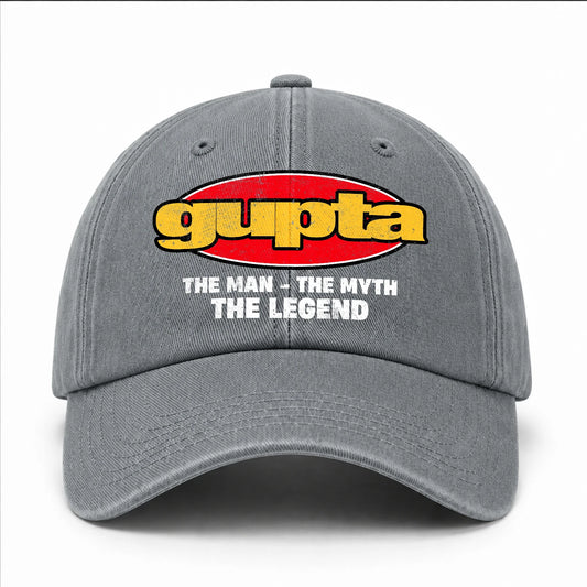 The Man The Myth The Legend Vintage Logo Washed Cap GUPTA 13K1 C162PF