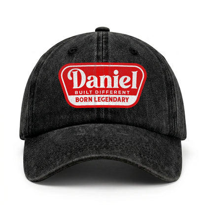 Built Different Born Legendary Red Logo Washed Cap DANIEL 13K1 C63PF