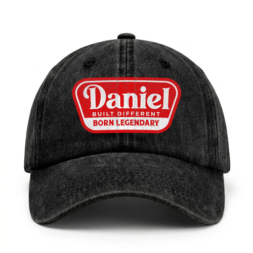 Built Different Born Legendary Red Logo Washed Cap DANIEL 13K1 C63PF