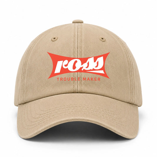 Trouble Maker Red Logo Washed Cap ROSS 13K1 C78PF