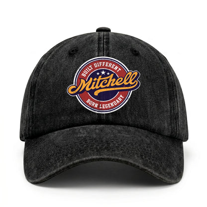 Built Different Born Legendary Logo Washed Cap MITCHELL 13K1 C65PF