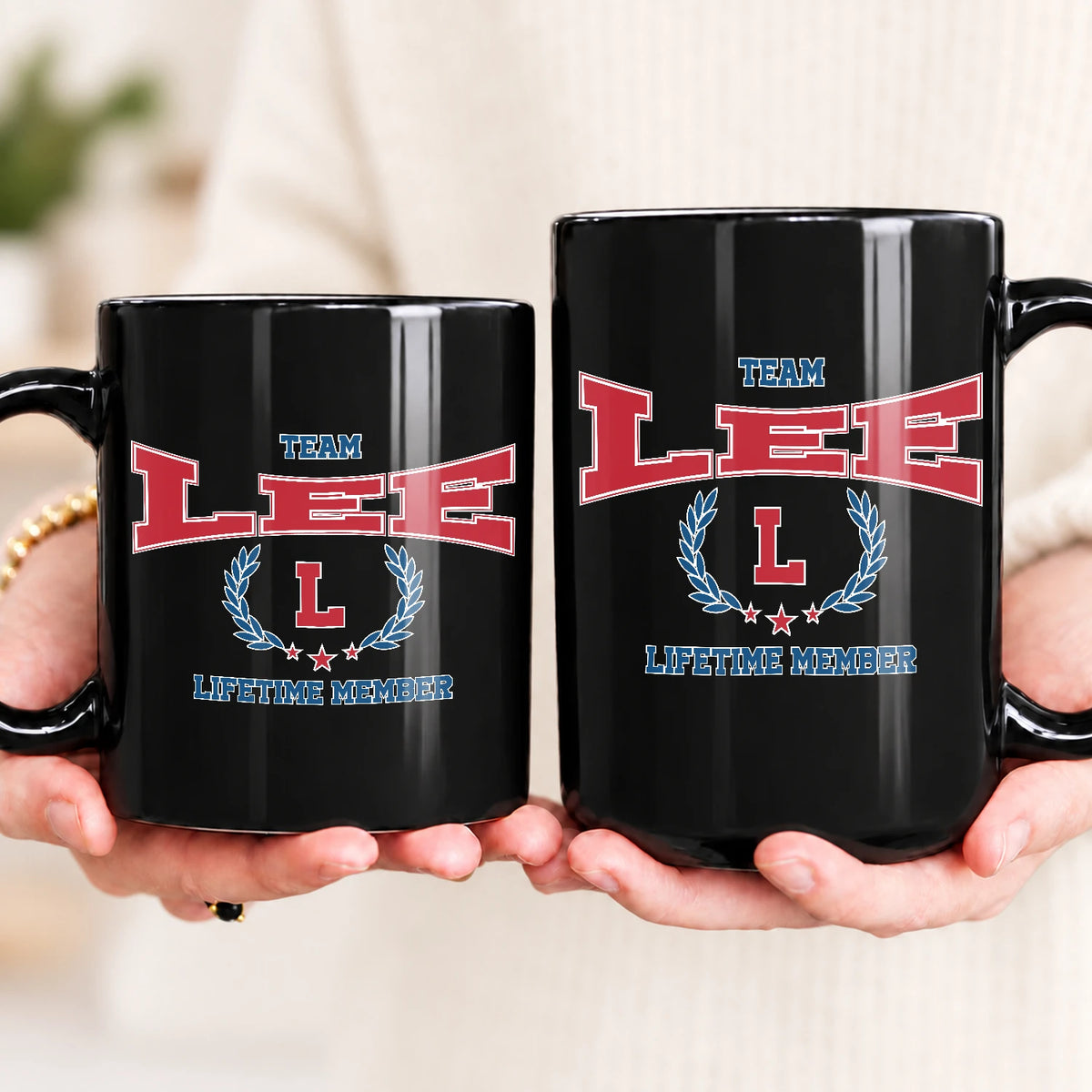 Team Your Name Lifetime Member Sporty Mug LEE 13K1 MG09