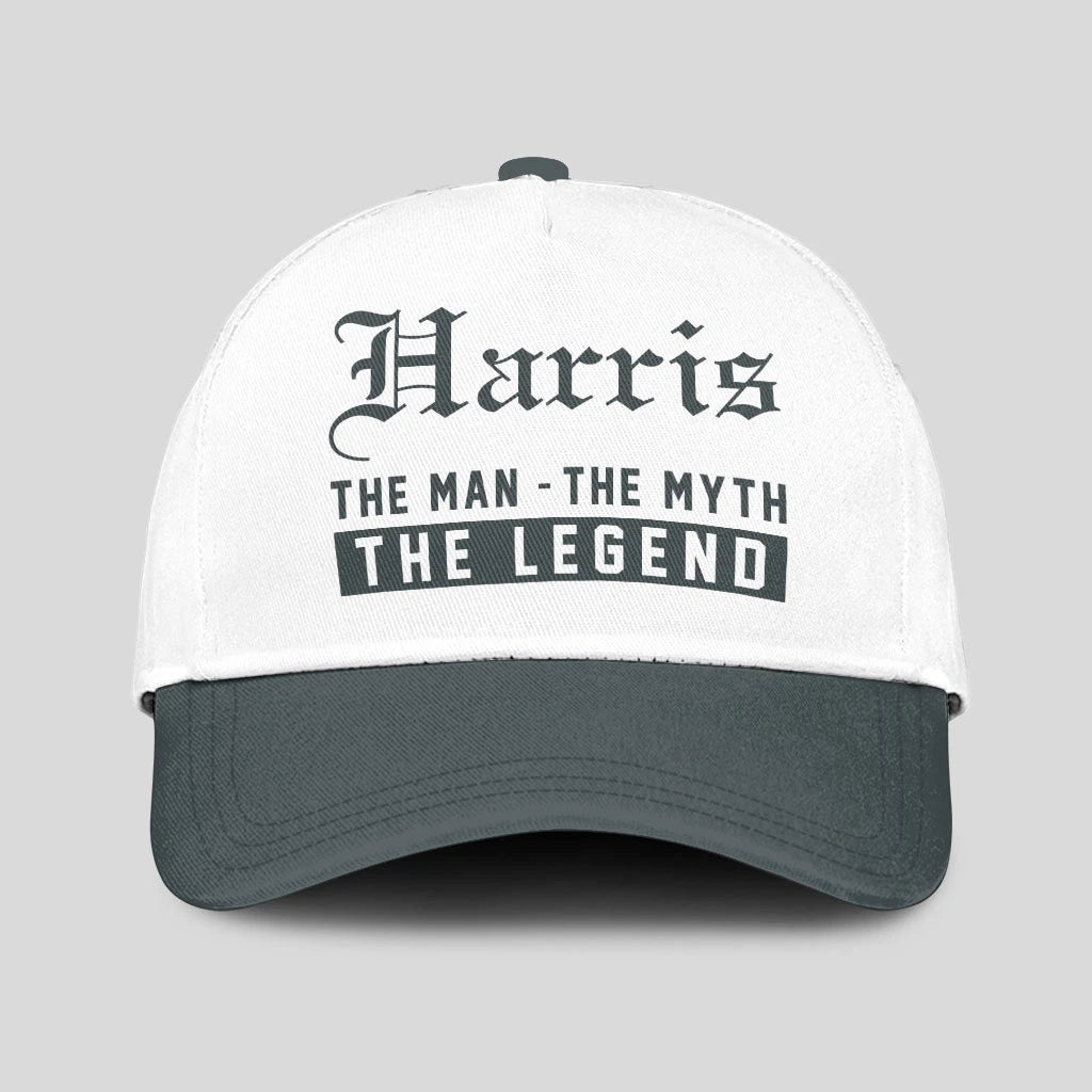 The Man The Myth The Legend Luxury Cap HARRIS 13K1 C39PF