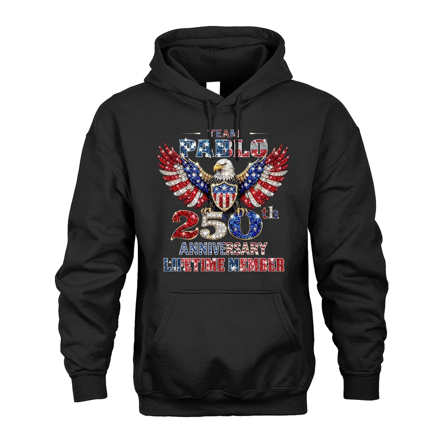 PABLO 13K1-523 Personalized "Team...Lifetime Member" America 250 Design