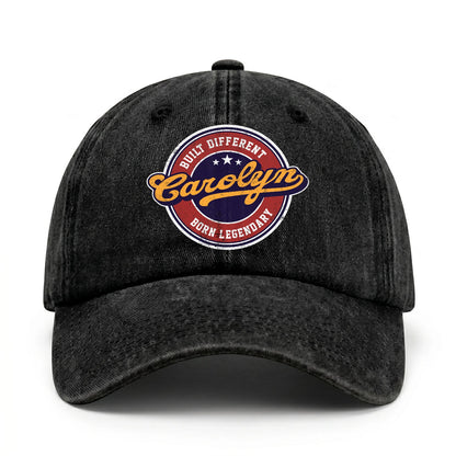 Built Different Born Legendary Logo Washed Cap CAROLYN 13K1 C65PF