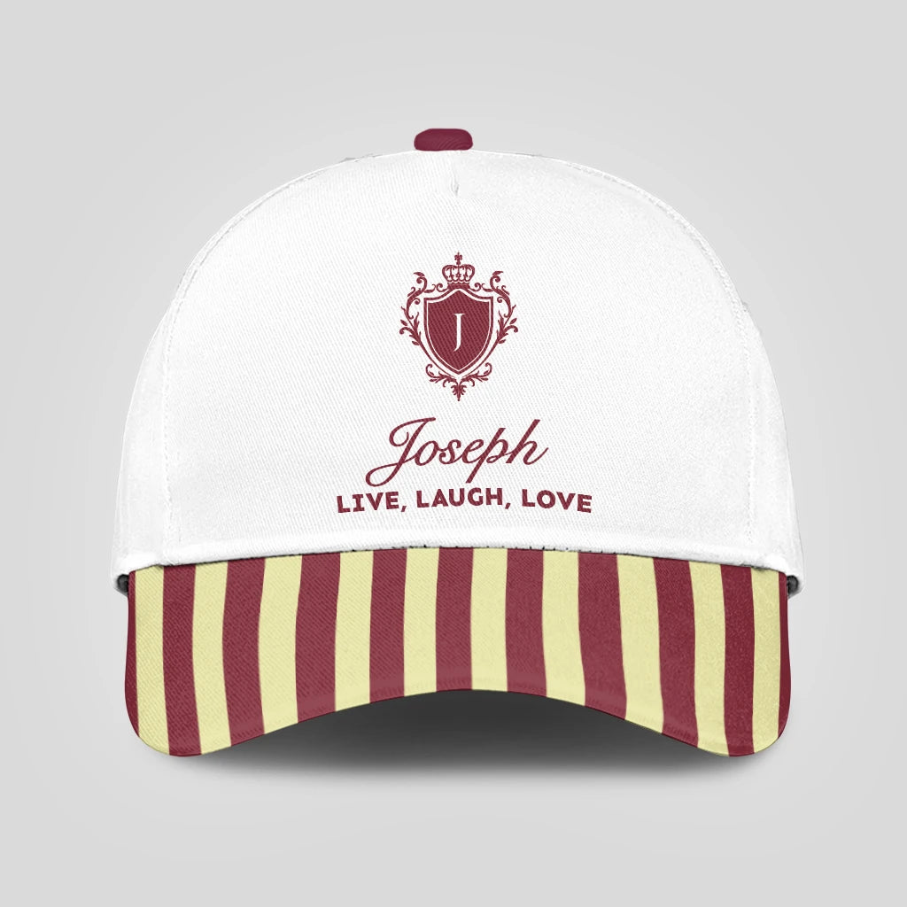 Live Laugh Love Burgundy And Yellow Cap JOSEPH 13K1 C120PF