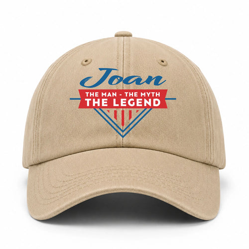 The Man The Myth The Legend Logo Washed Cap JOAN 13K1 C37PF