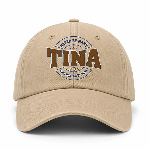 Hated By Many Confronted By None Washed Cap TINA 13K1 C36PF