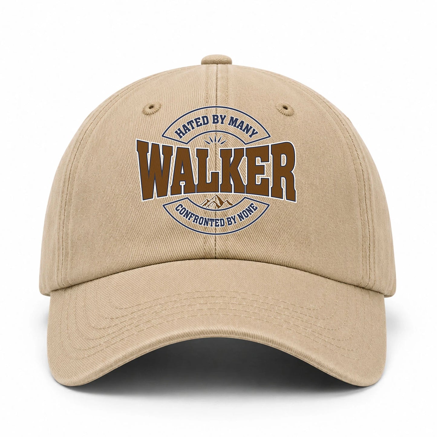 Hated By Many Confronted By None Washed Cap WALKER 13K1 C36PF