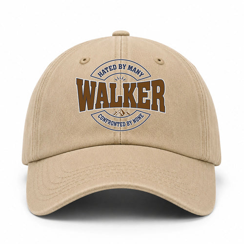 Hated By Many Confronted By None Washed Cap WALKER 13K1 C36PF