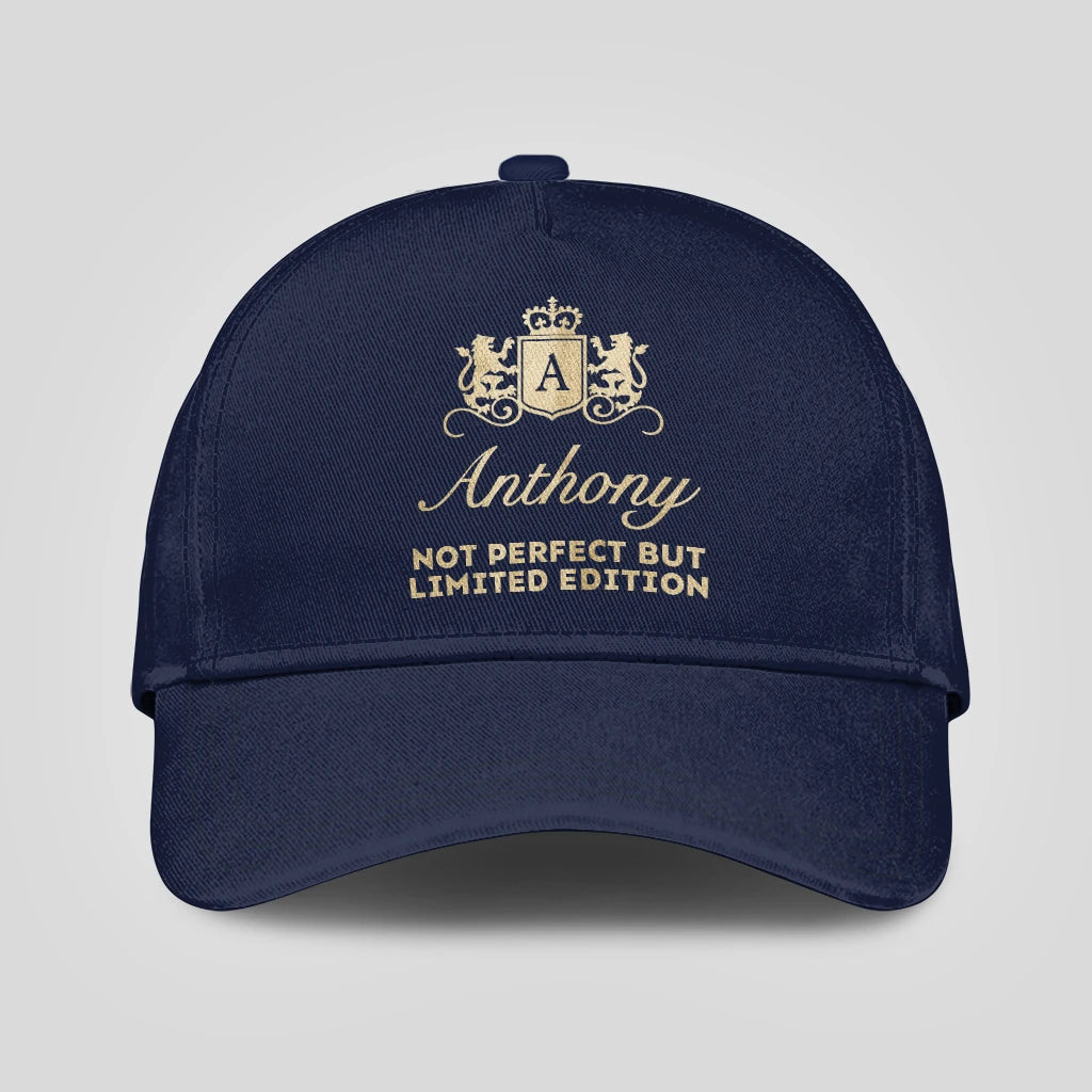 Not Perfect But Limited Edition Crest Logo Navy Cap ANTHONY 13K1 C160PF