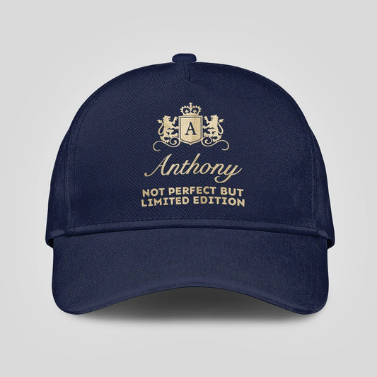 Not Perfect But Limited Edition Crest Logo Navy Cap ANTHONY 13K1 C160PF