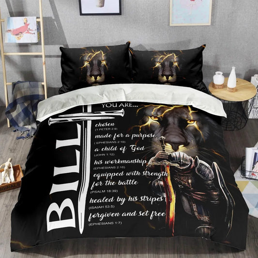 BILL Limited Edition Personalized Bedding Set 13K1-BS1