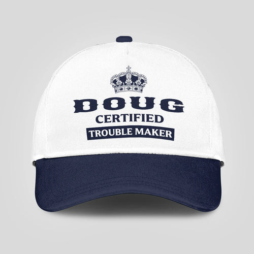 Certified Your Name Trouble Maker Washed Cap DOUG 13K1 C148PF
