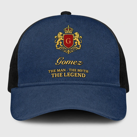 The Man The Myth The Legend Royal Blue Mesh Cap GOMEZ 13K1 C187PF