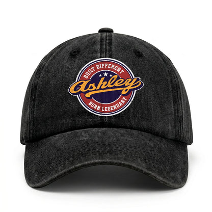 Built Different Born Legendary Logo Washed Cap ASHLEY 13K1 C65PF