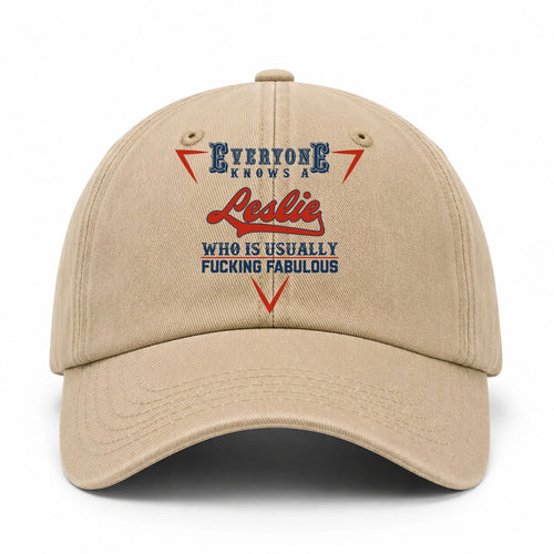 Everyone Knows A Your Name Who Is Usually Fucking Fabulous Washed Cap LESLIE 13K1 C53PF