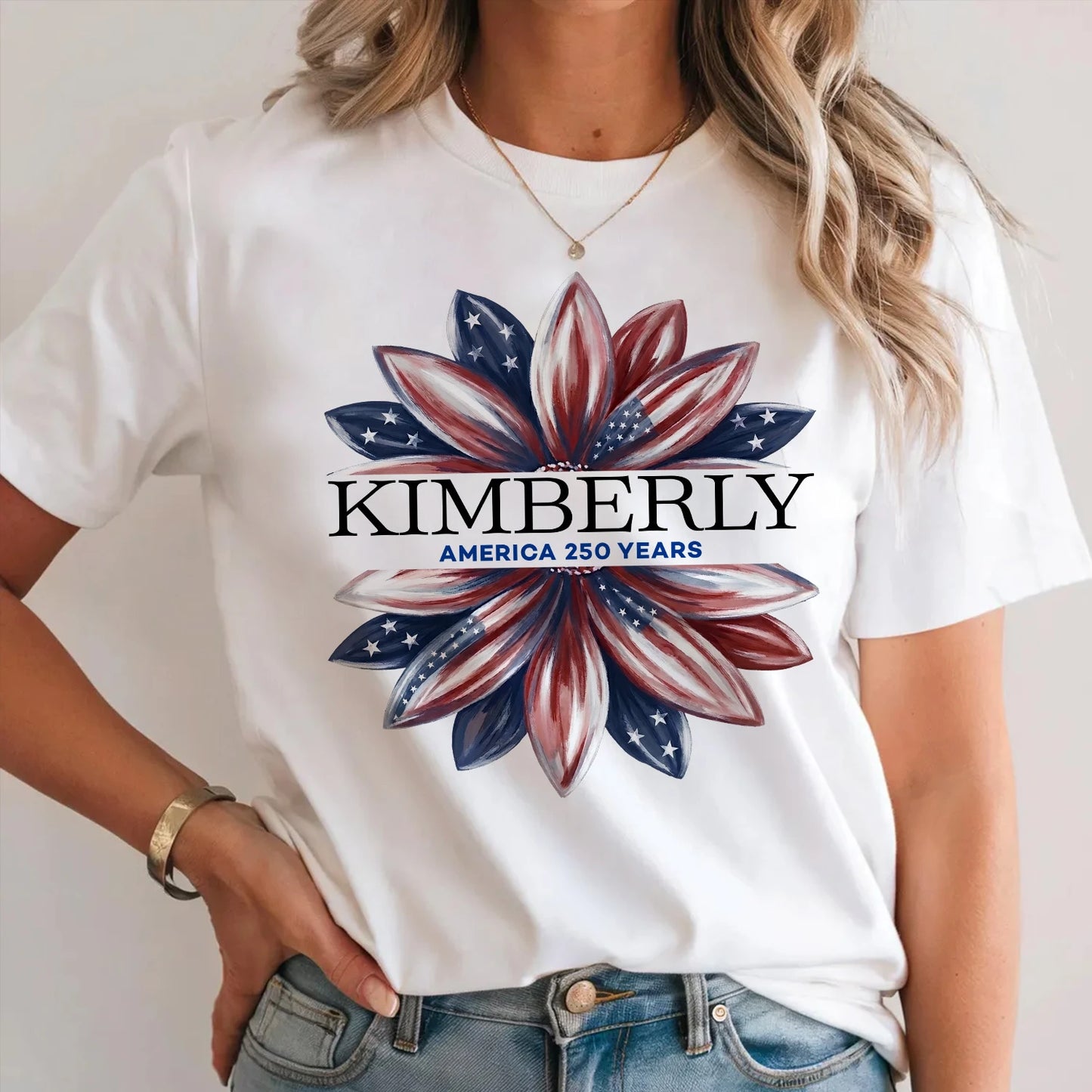 KIMBERLY 13K1-554 America 250 Years Patriotic Sunflower