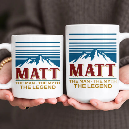 The Man The Myth The Legend Mountain Mug MATT 13K1 MG04