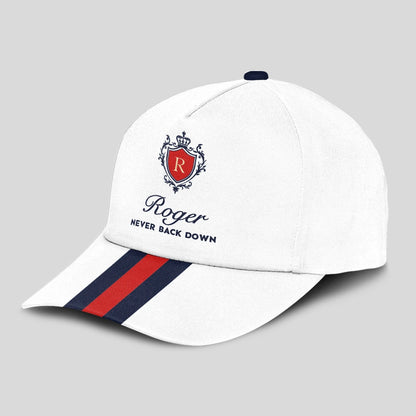 Never Back Down Stripped Cap ROGER 13K1 C86PF