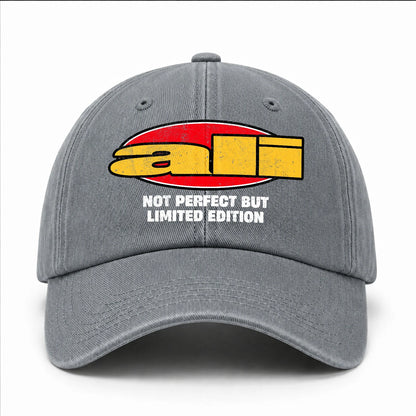Your Name Not Perfect But Limited Edition Red Logo Washed Cap ALI 13K1 C84PF