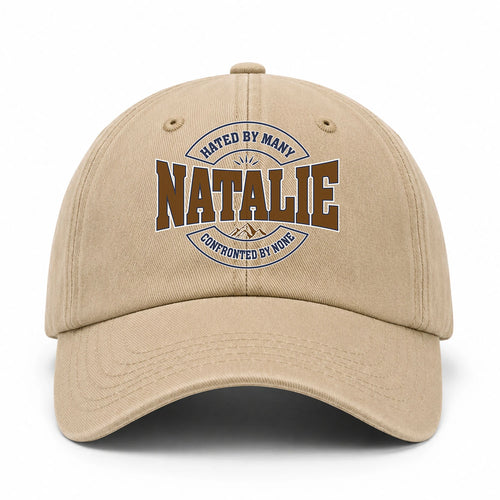 Hated By Many Confronted By None Washed Cap NATALIE 13K1 C36PF