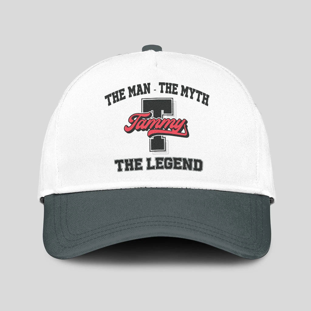The Man The Myth The Legend Custom Initial Letter And Name Cap TAMMY 13K1 C38PF