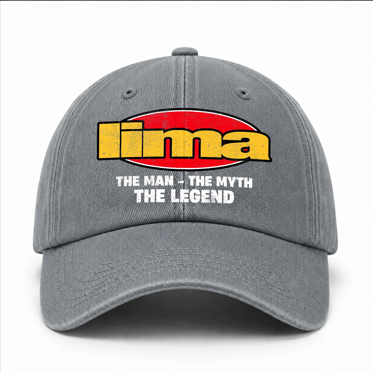 The Man The Myth The Legend Vintage Logo Washed Cap LIMA 13K1 C162PF
