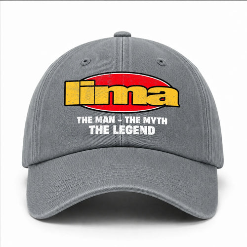 The Man The Myth The Legend Vintage Logo Washed Cap LIMA 13K1 C162PF