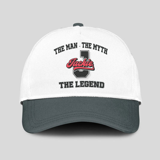 The Man The Myth The Legend Custom Initial Letter And Name Cap JACKIE 13K1 C38PF