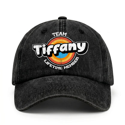 Team Your Name Lifetime Member Logo Cap TIFFANY 13K1 C66PF