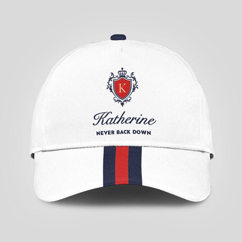 Never Back Down Stripped Cap KATHERINE 13K1 C86PF