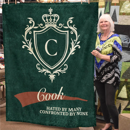 Hated by Many Confronted by None Old Money Blanket COOK 13K1 BK19