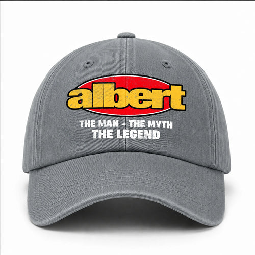 The Man The Myth The Legend Vintage Logo Washed Cap ALBERT 13K1 C162PF