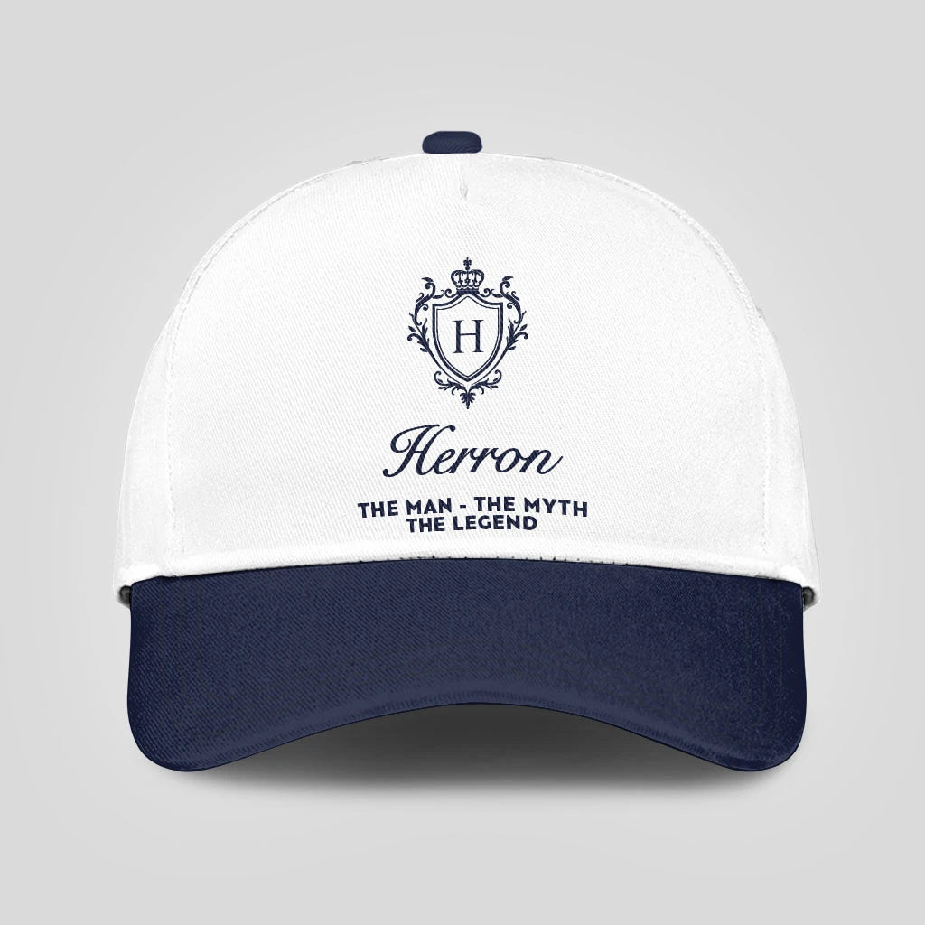 The Man The Myth The Legend Blue Cap HERRON 13K7 C46PF