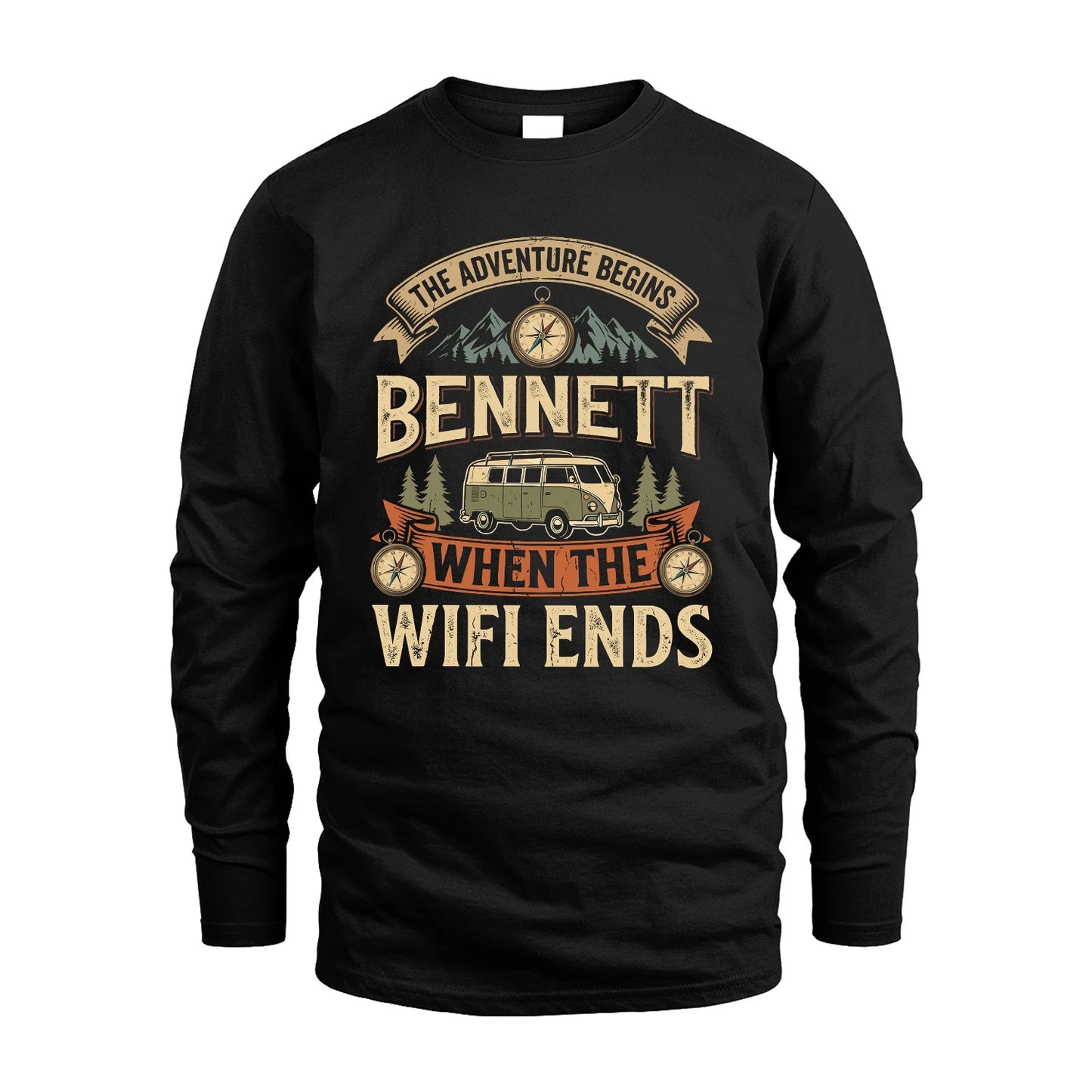 BENNETT 13K1-547 The Adventure Begins Name When The Wifi Ends