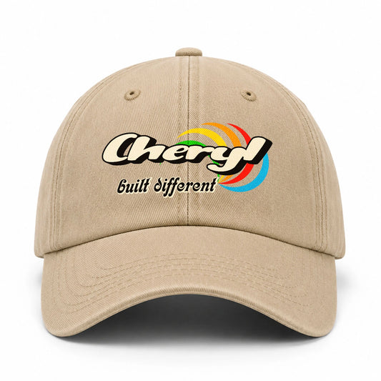 Your Name Built Different Retro Washed Cap CHERYL 13K1 C55PF