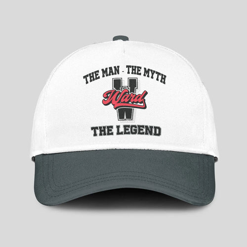 The Man The Myth The Legend Custom Initial Letter And Name Cap WARD 13K1 C38PF