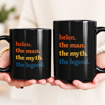 The Man The Myth The Legend Retro Mug HELEN 13K1 MG06