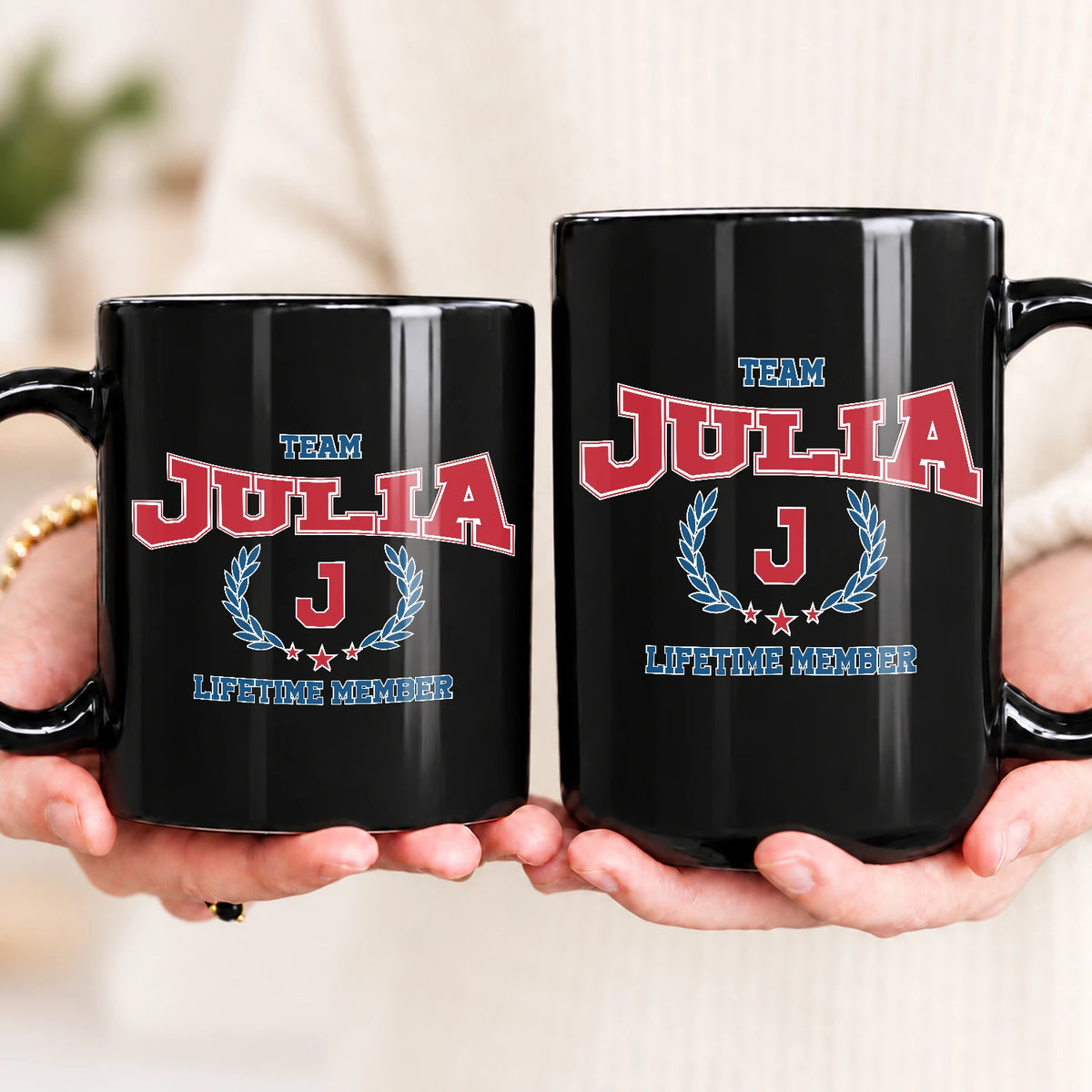 Team Your Name Lifetime Member Sporty Mug JULIA 13K1 MG09